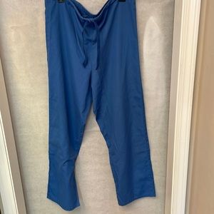 Mens scrub bottom blue